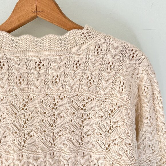 Vintage Wool Blend Knit Sweater - Picture 5 of 6